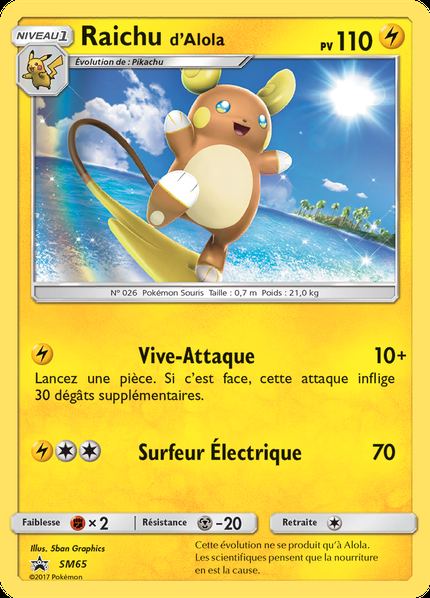 Raichu d'Alola