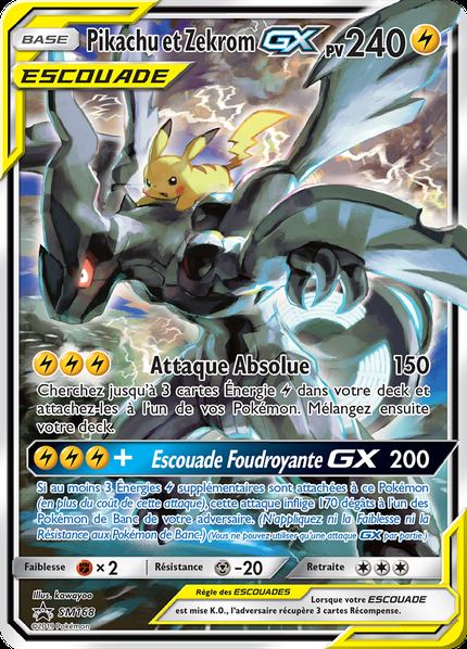 Pikachu et Zekrom-GX