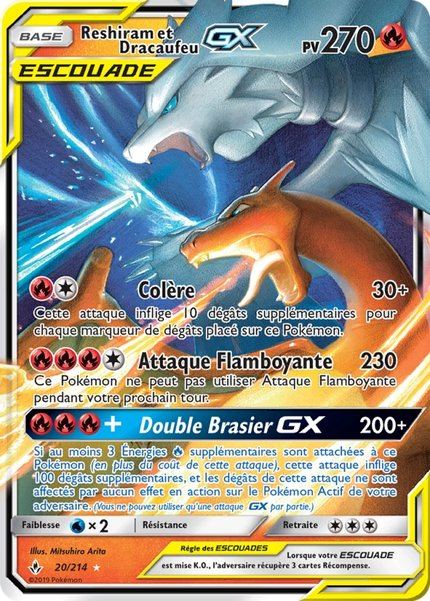 Reshiram et Dracaufeu-GX