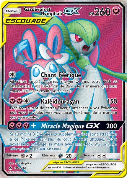 Gardevoir et Nymphali-GX