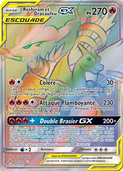 Reshiram et Dracaufeu-GX
