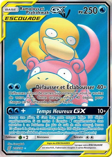 Ramoloss et Psykokwak-GX