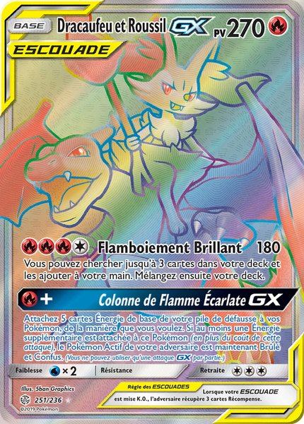 Dracaufeu et Roussil-GX
