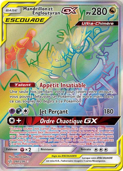 Mandrillon et Engloutyran-GX