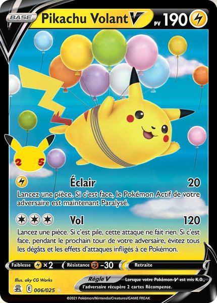 Pikachu Volant-V
