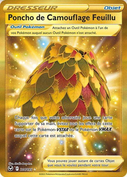 Poncho de Camouflage Feuillu