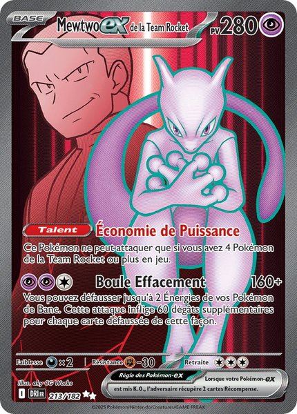 Mewtwo ex de la Team Rocket