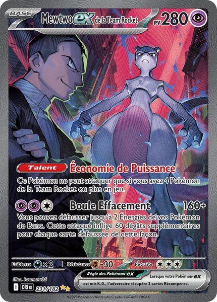 Mewtwo ex de la Team Rocket