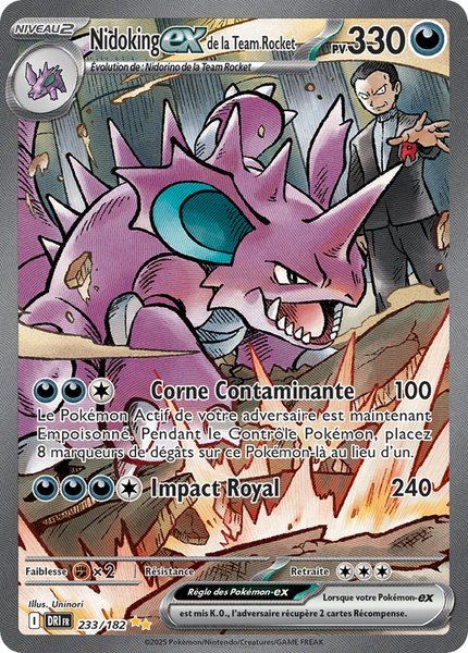 Nidoking ex de la Team Rocket