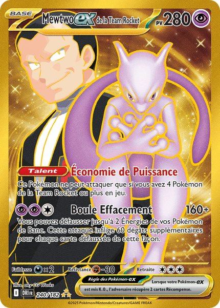 Mewtwo ex de la Team Rocket