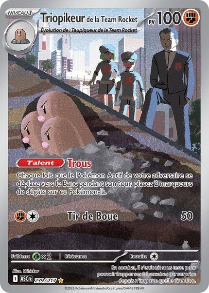Triopikeur de la Team Rocket