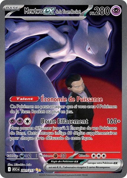 Mewtwo ex de la Team Rocket