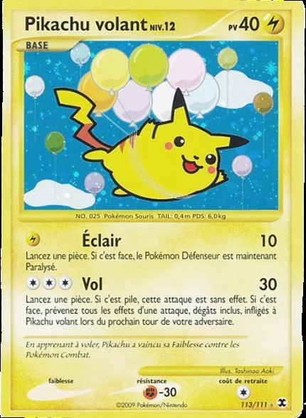 Pikachu volant