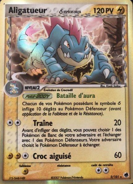 Aligatueur δ Espèces Delta