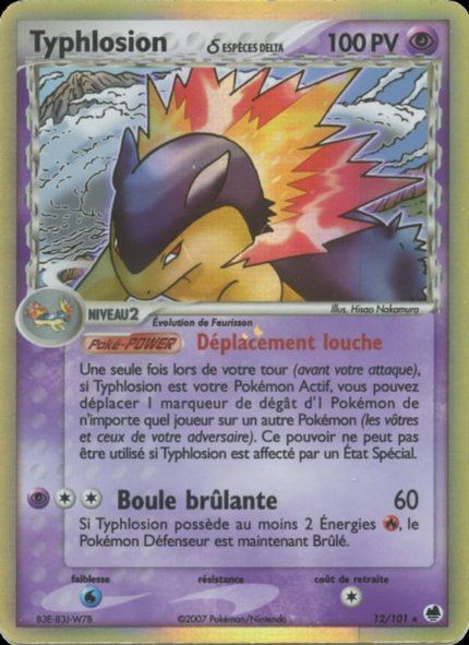 Typhlosion δ Espèces Delta