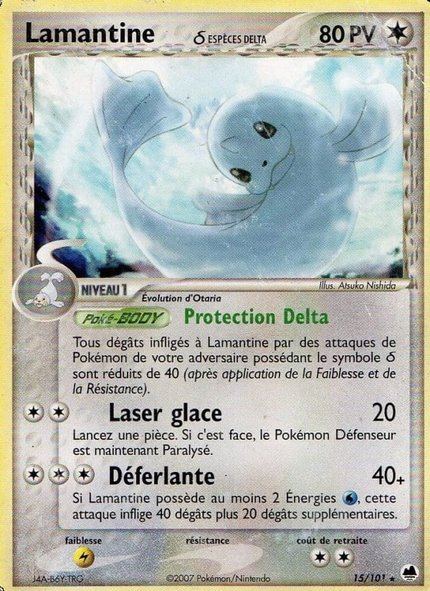 Lamantine δ Espèces Delta