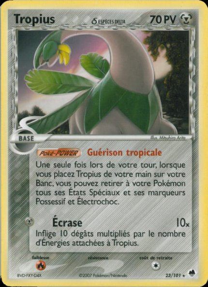 Tropius δ Espèces Delta