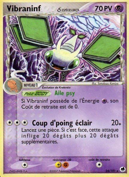 Vibraninf δ Espèces Delta