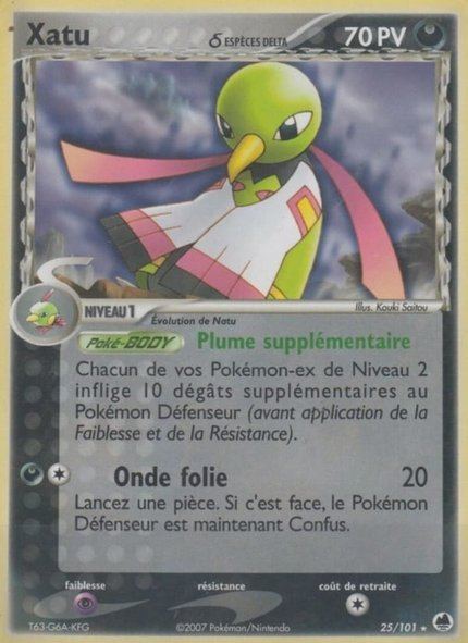 Xatu δ Espèces Delta