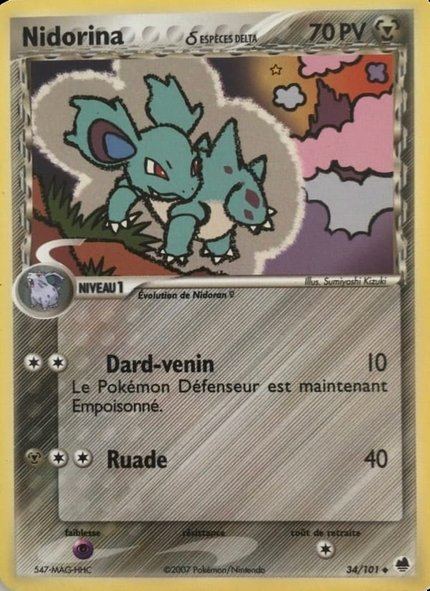 Nidorina δ Espèces Delta
