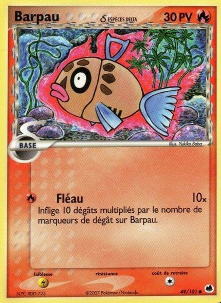 Barpau δ Espèces Delta