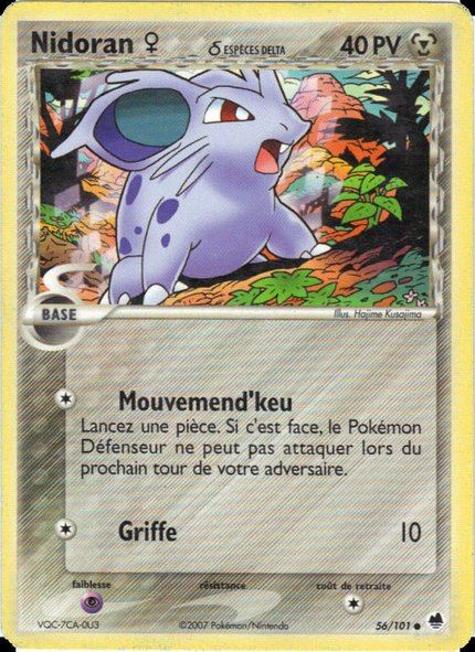 Nidoran ♀ δ Espèces Delta