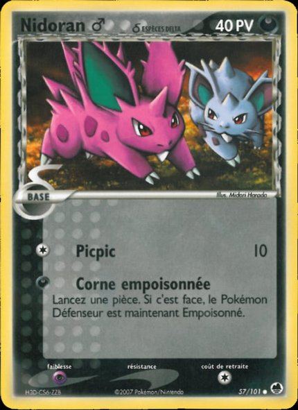 Nidoran ♂ δ Espèces Delta