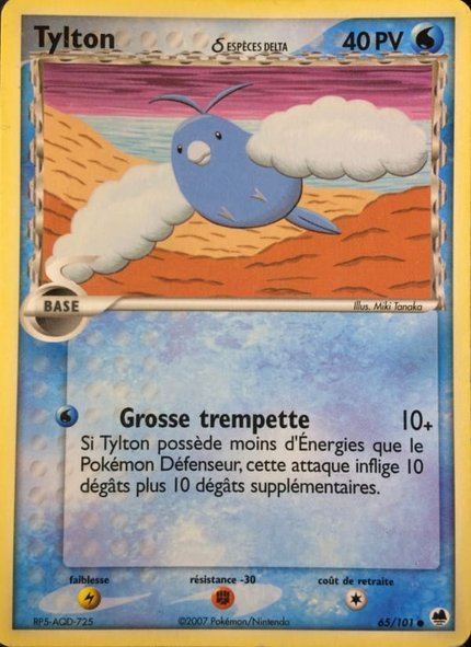 Tylton δ Espèces Delta