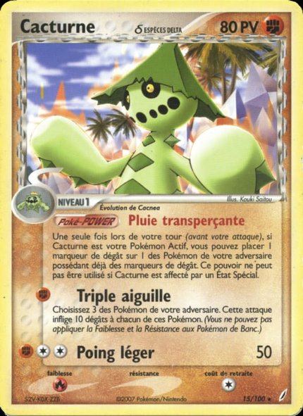 Cacturne δ Espèces Delta