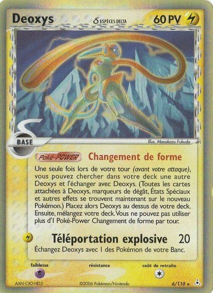 Deoxys δ Espèces Delta