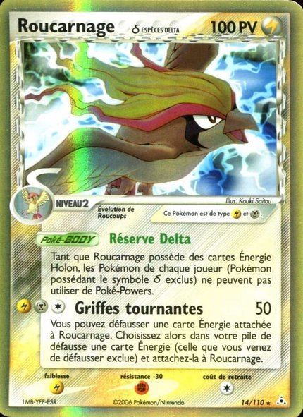 Roucarnage δ Espèces Delta