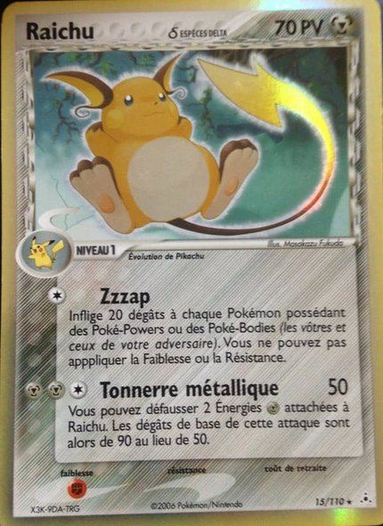 Raichu δ Espèces Delta