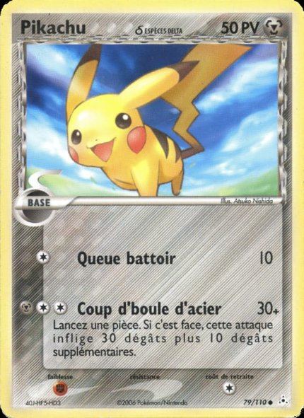 Pikachu δ Espèces Delta