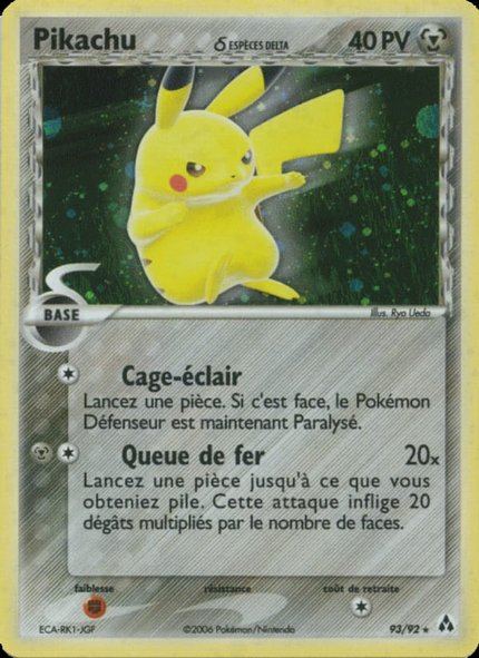 Pikachu δ Espèces Delta