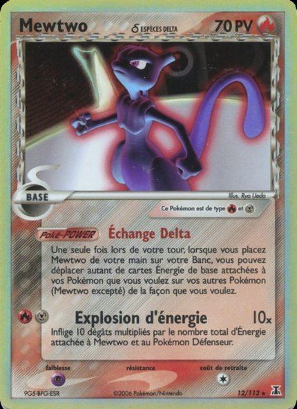 Mewtwo δ Espèces Delta