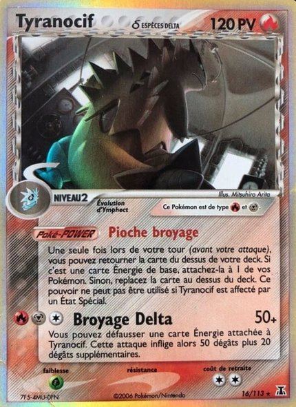 Tyranocif δ Espèces Delta