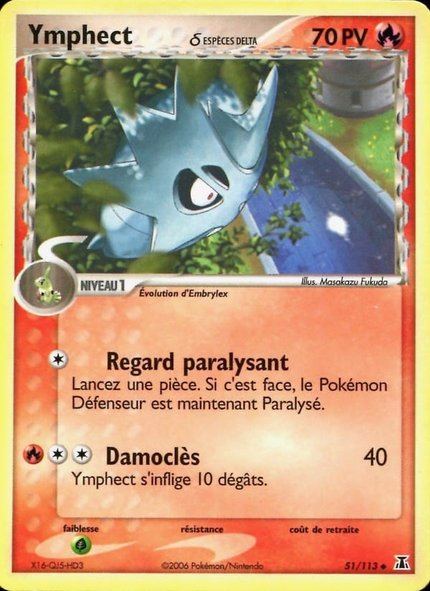 Ymphect δ Espèces Delta