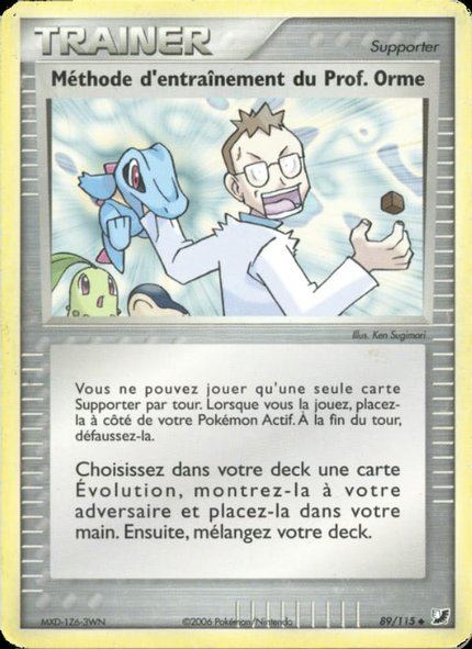 Méthode d'Entraînement du Professeur Orme