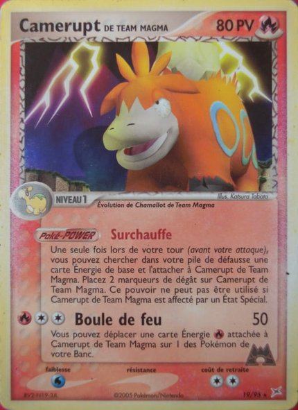 Camérupt de Team Magma
