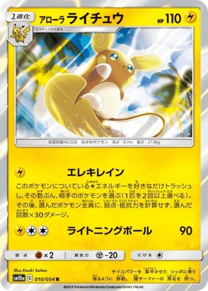 Raichu d'Alola